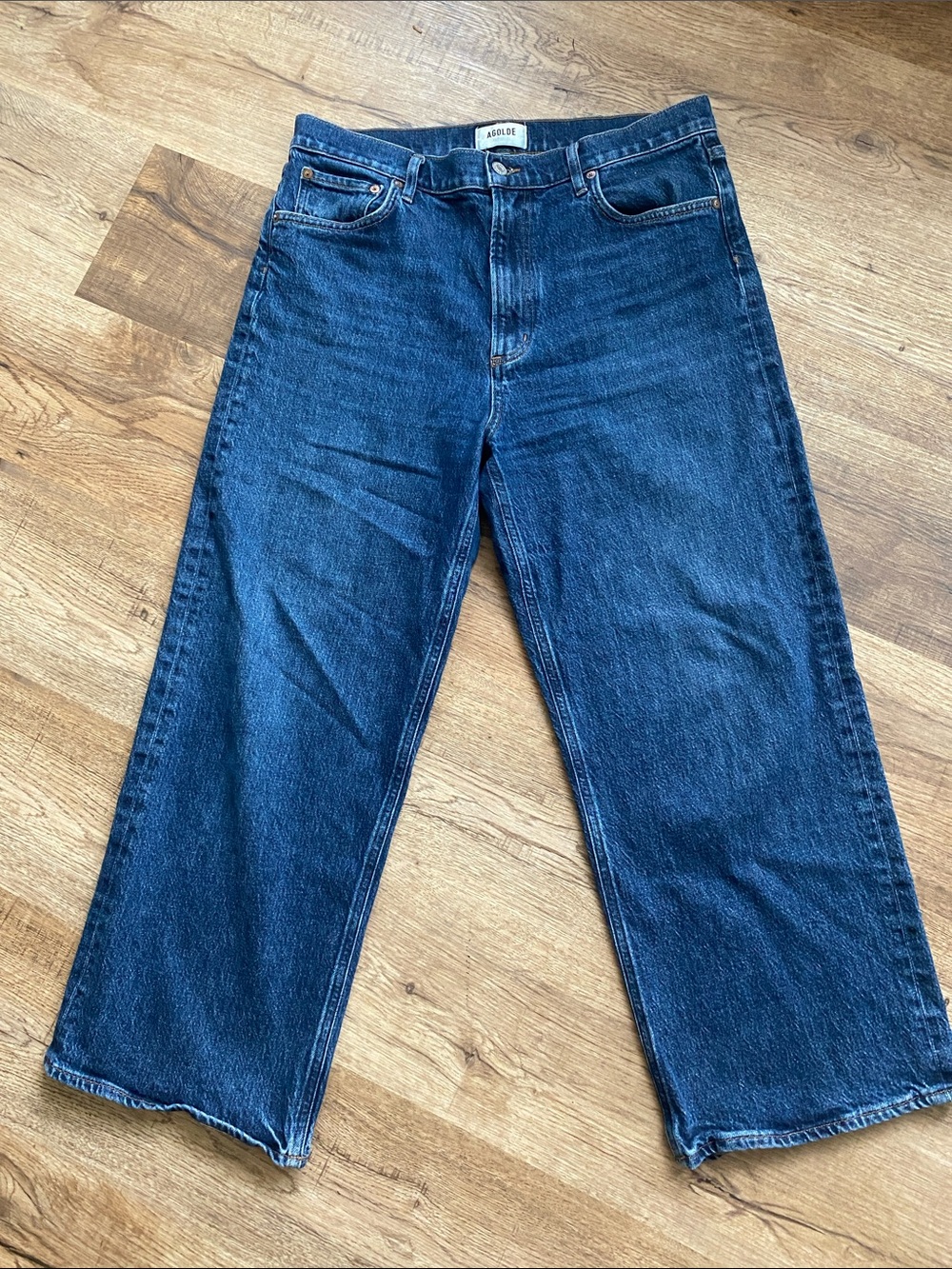 AGOLDE Ren Wide Leg Jeans Womens 32